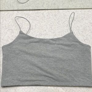 Victoria’s Secret Gray Crop Top NWOT